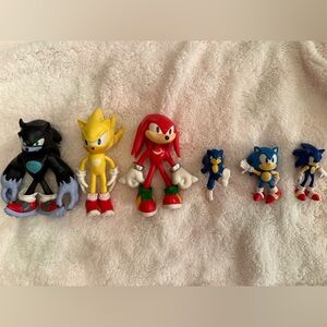 Sonic Adventure Action Figure Collection Werehog Super Sonic Knuckles Sonic Lot